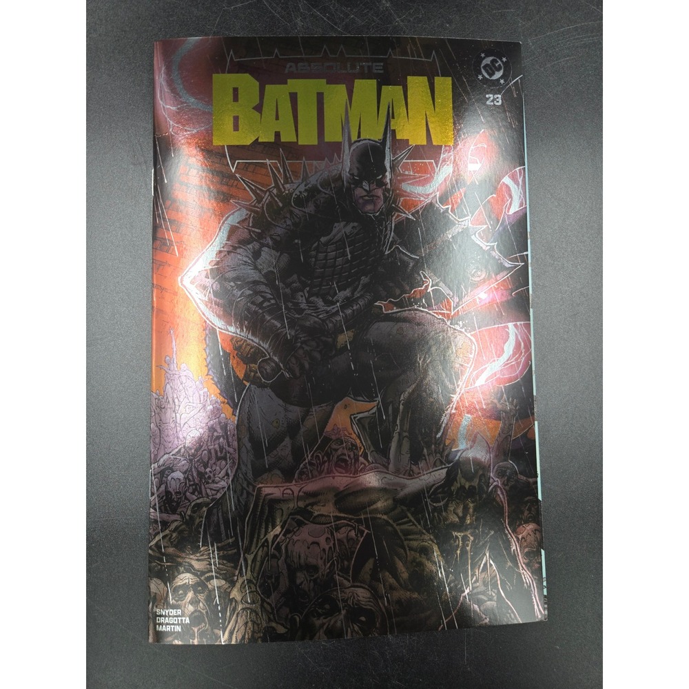 DC Absolute Batman #23 Exclusive Platt Fan Expo Ebay Live Red Foil Variant